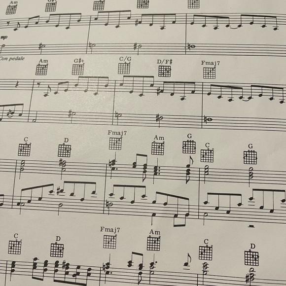 Stairway to Heaven sheet music 1972 vintage 50 years old Led Zeppelin original - Picture 6 of 6